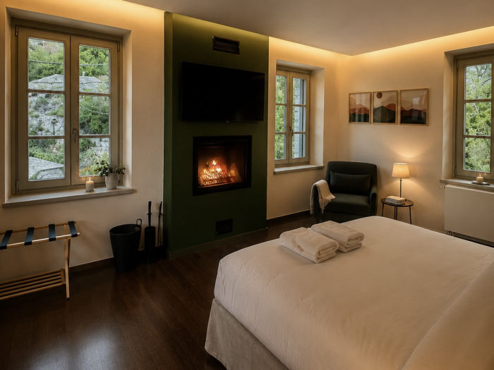 Deluxe Room with fireplace