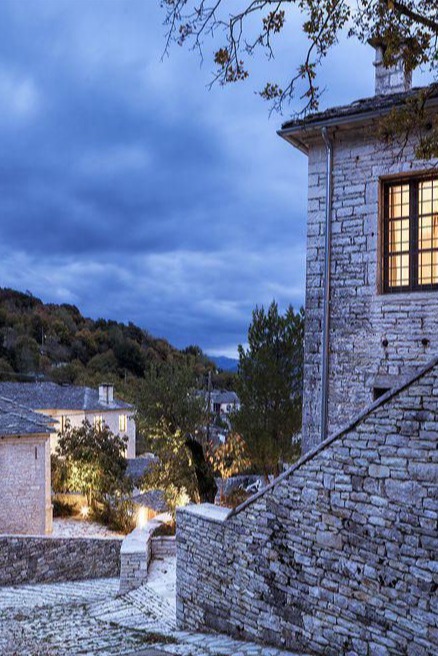Monopatia Resort at Dusk