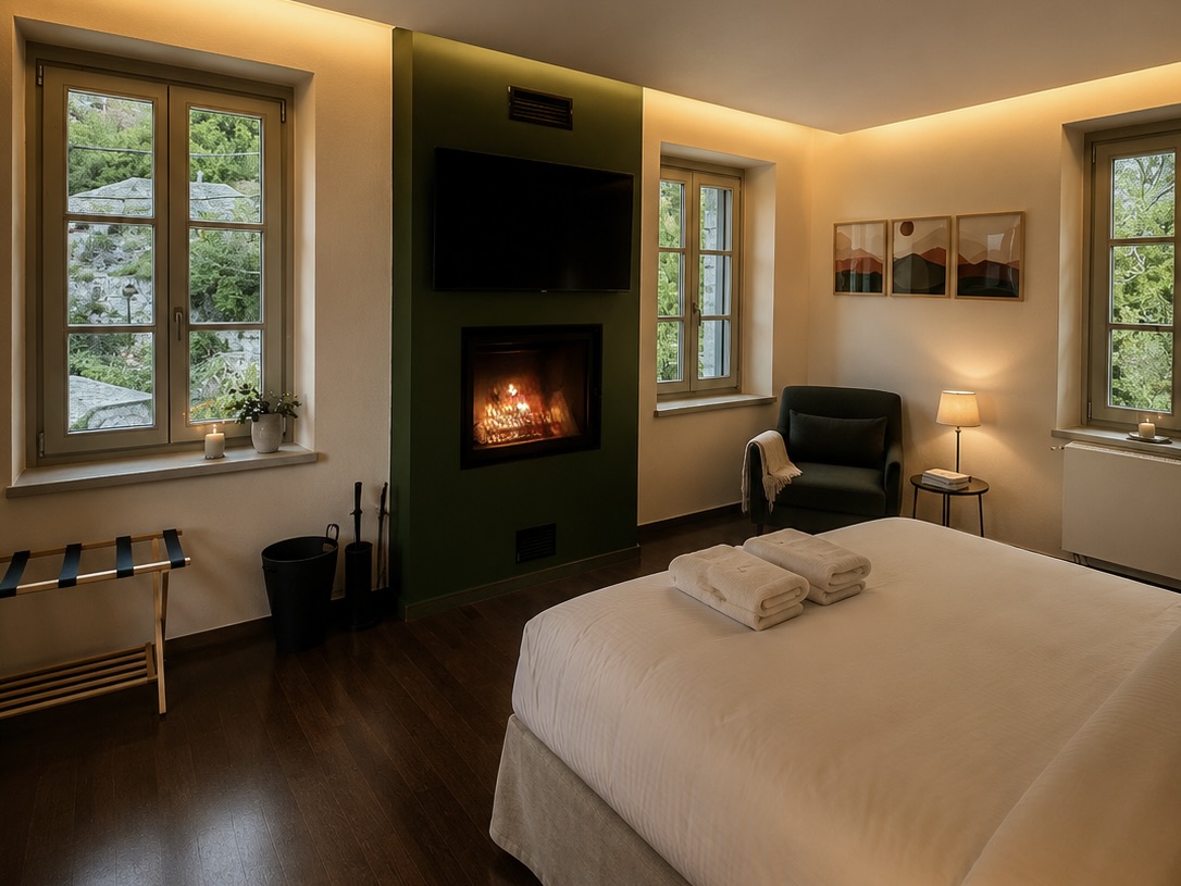 Deluxe Room with fireplace