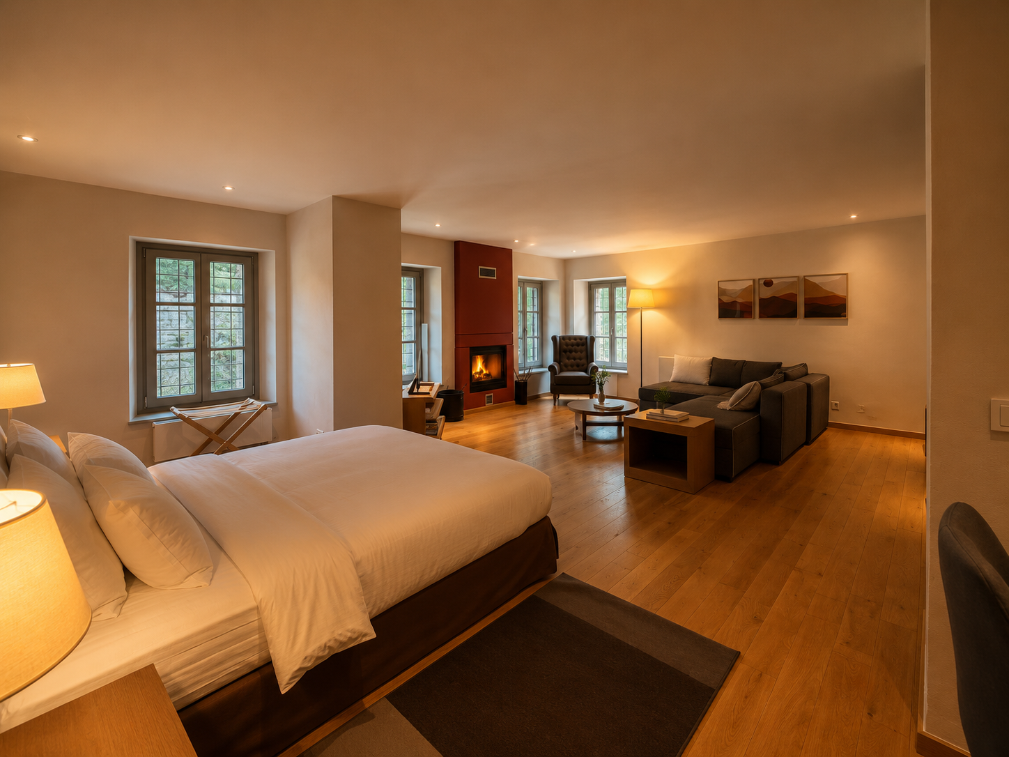 Superior Suite with fireplace Panoramic