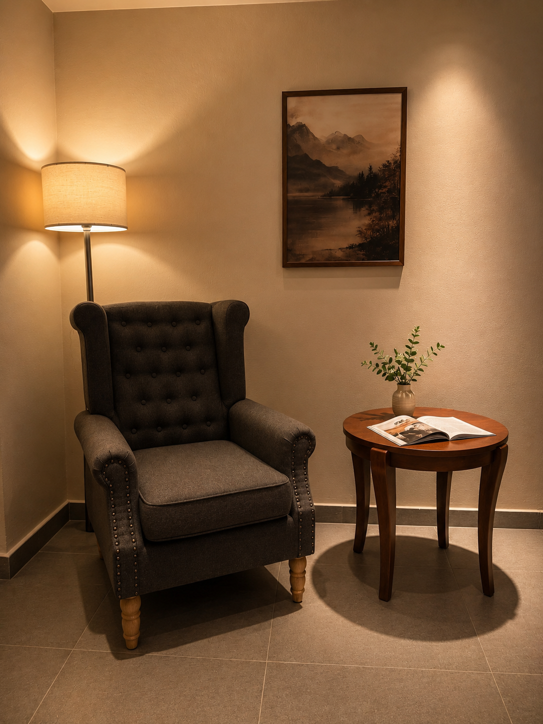 Semiground Standard Room Sitting Area
