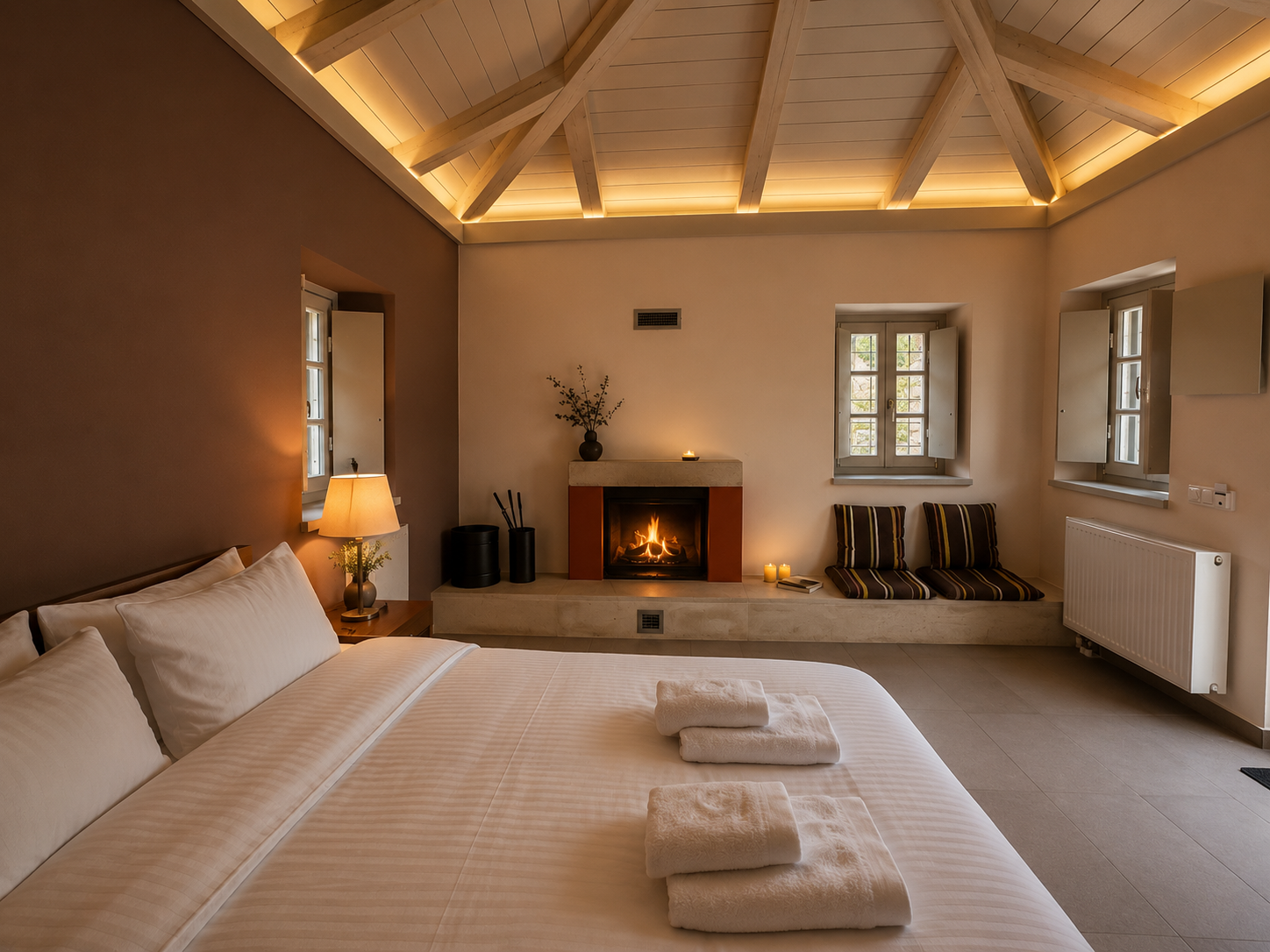 Mountain Suite with fireplace Collection Sitting Area